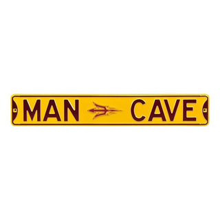 Arizona State Sun Devils Steel Street Sign Logo-MAN CAVE