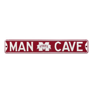 Mississippi State Bulldogs Steel Street Sign Logo-MAN CAVE