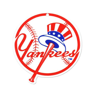 New York Yankees Laser Cut Logo Steel Magnet-Top Hat