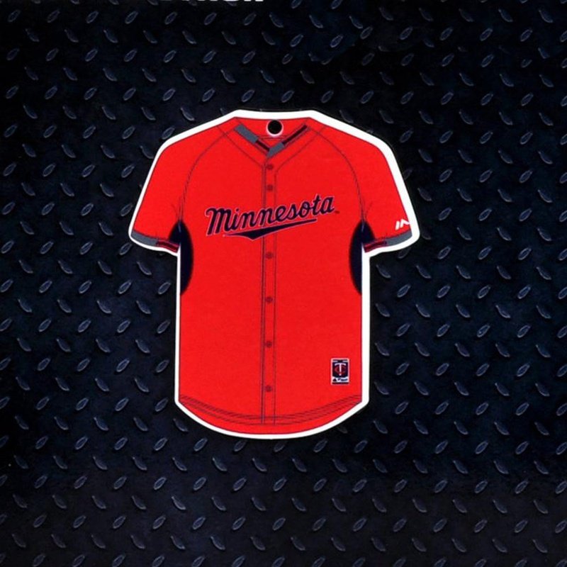 MLB Minnesota Twins Metal Super Magnet-Red Jersey