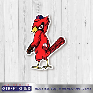 St Louis Cardinals Laser Cut Steel Logo Spirit Size-Angry Bird