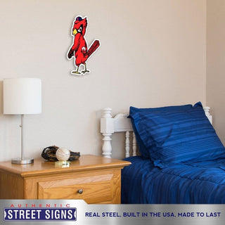 St Louis Cardinals Laser Cut Steel Logo Spirit Size-Angry Bird