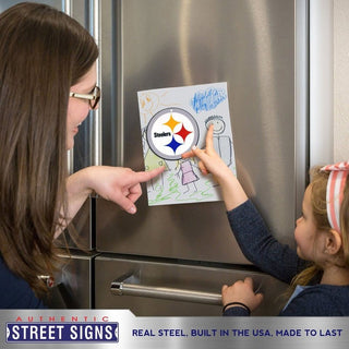 Pittsburgh Steelers Laser Cut Logo Steel Magnet-Primary