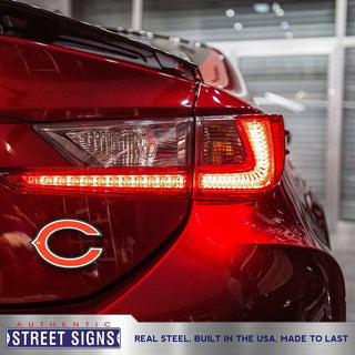 Chicago Bears Laser Cut Logo Steel Magnet-C logo