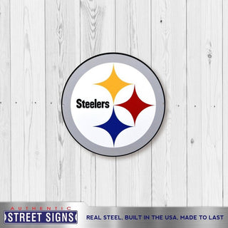 Pittsburgh Steelers Laser Cut Steel Logo Spirit Size-Primary