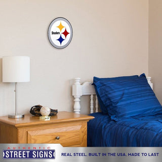 Pittsburgh Steelers Laser Cut Steel Logo Spirit Size-Primary