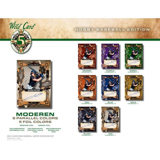 2023 Wild Card 5-Card Draw Baseball Hobby Deck Box