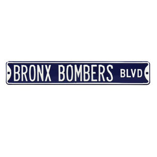 Bronx Bombers Blvd Street Sign