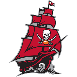 Tampa Bay Buccaneers Laser Cut Steel Logo Spirit Size-Pirate Ship