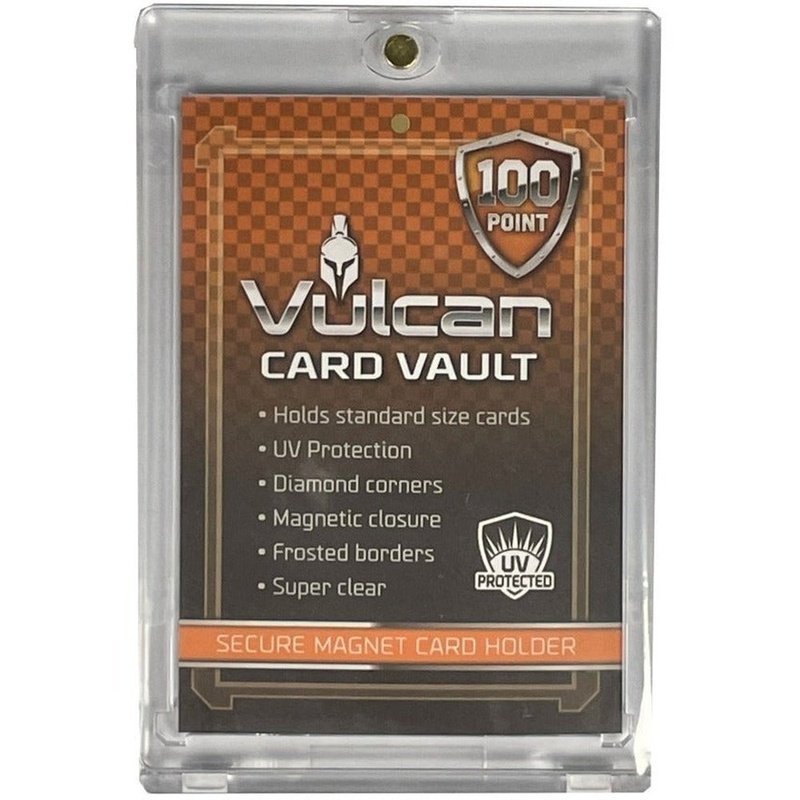 thumbnail image 2 of Vulcan Shield Team Bags – 100 Pack Resealable Sleeves For Card Toploaders (35pt), Acid-Free & Clear 2 of 5