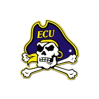 NCAA East Carolina Pirates Metal Super Magnet- Pirate Logo