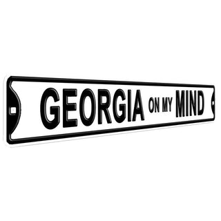 State Steel Street Sign-GEORGIA MIND