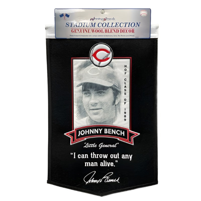 Banner: Johnny Bench – CARDIACS Sports & Memorabilia