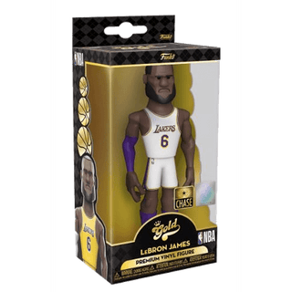 Funko Gold Figure LeBron James- White Jersey CHASE