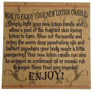 Lotion Candles