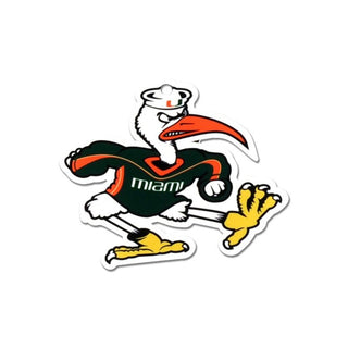 NCAA Miami Hurricanes Metal Super Magnet- Ibis
