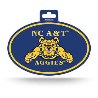 Sticker: North Carolina A&T Full Color Oval Sticker