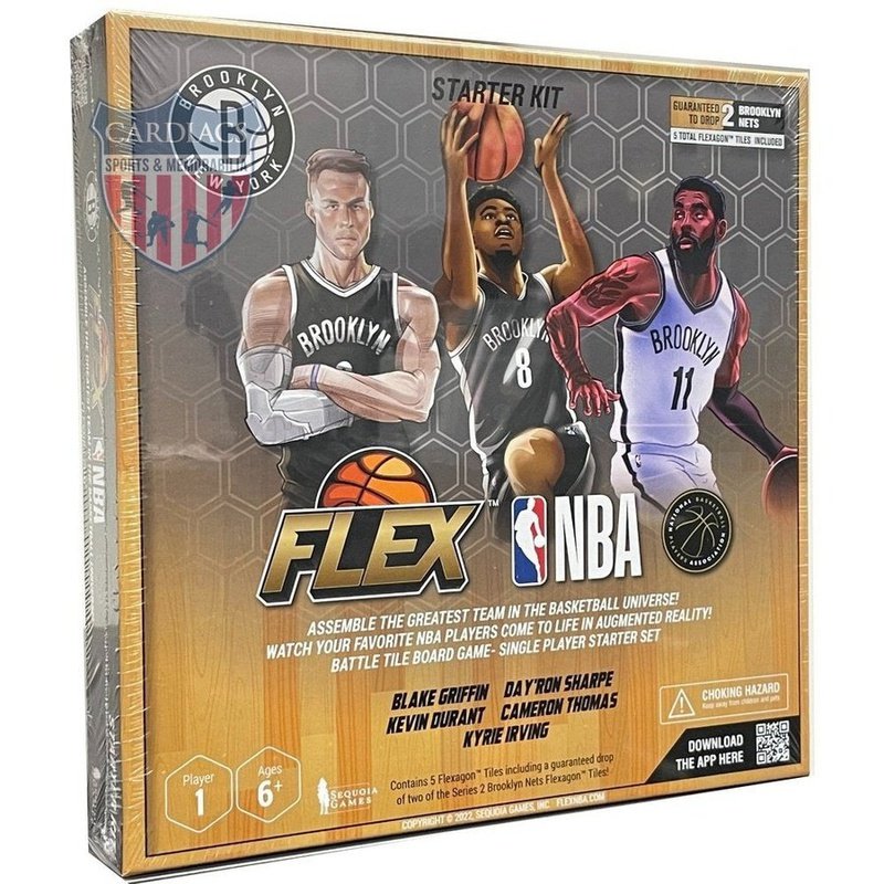 FLEX NBA TCG Game | Deluxe Series 2 Starter Set | Two-Player Board Game  with Collectible Player Tiles Featuring Real NBA Basketball Stars Like  Steph