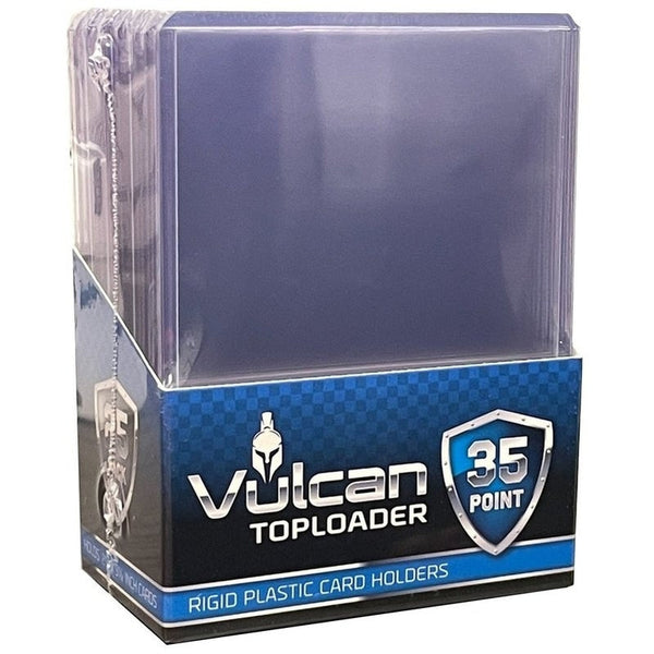 Vulcan Shield 35pt Top Loader Pack – 25 Rigid Card Holders for