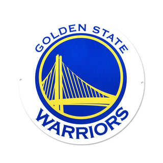 Golden State Warriors STEEL Inch NBA Logo Sign