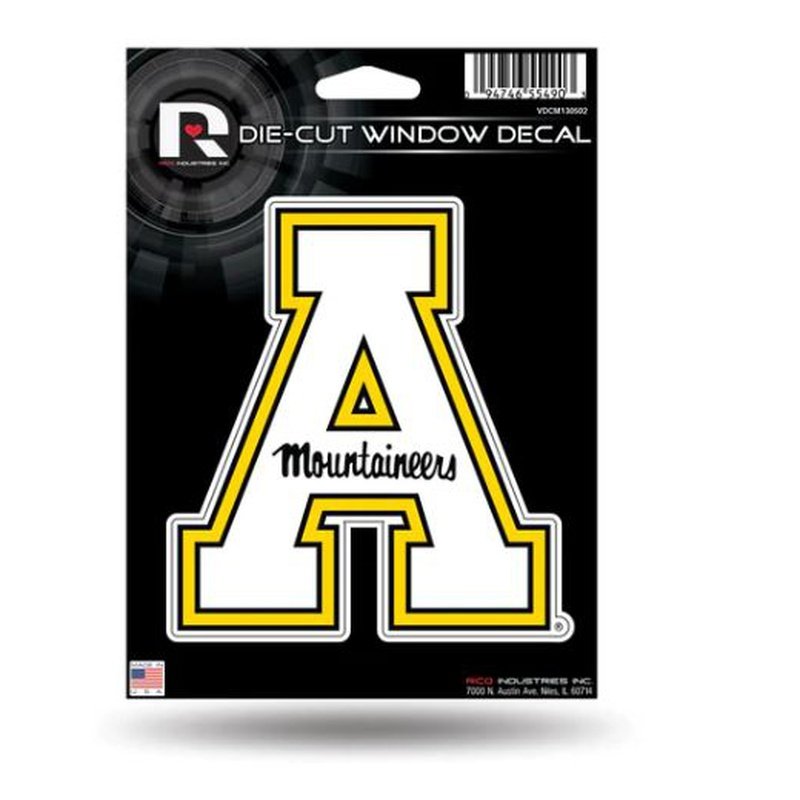 Decal: App State Medium Die Cut – CARDIACS Sports & Memorabilia